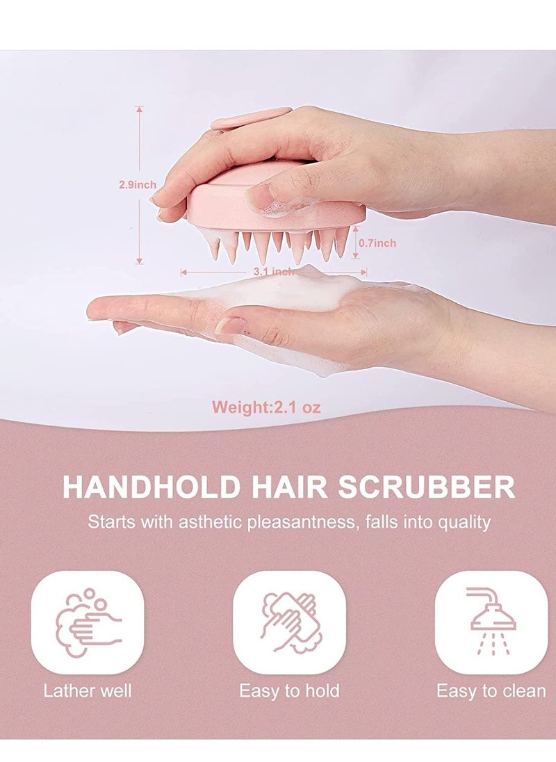 NIKITA.VIVI Hair Scalp Massager Shampoo Brush for Shower Scalp Scrubber with Soft Silicone Bristles for Hair Growth & Dandruff Treatment,Wet Dry Oil Hair Massager Hair Care Head Brush for All Hair Types  - Image 2
