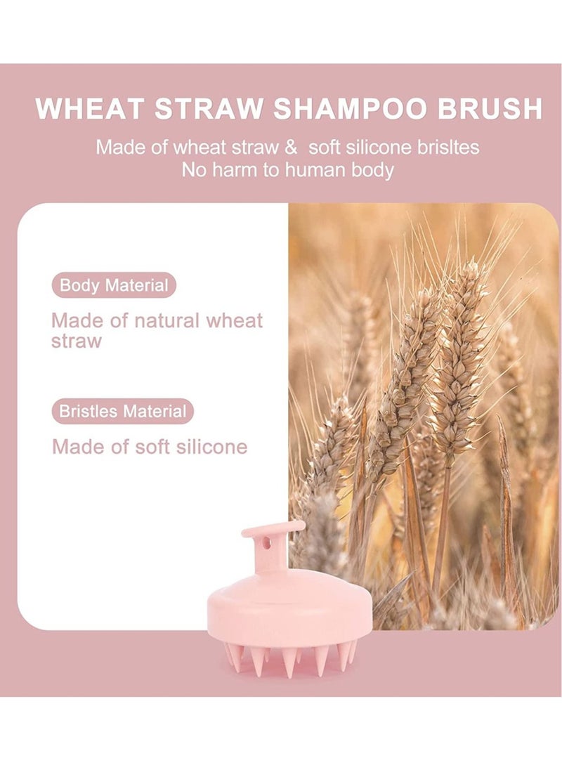 NIKITA.VIVI Hair Scalp Massager Shampoo Brush for Shower Scalp Scrubber with Soft Silicone Bristles for Hair Growth & Dandruff Treatment,Wet Dry Oil Hair Massager Hair Care Head Brush for All Hair Types  - Image 4