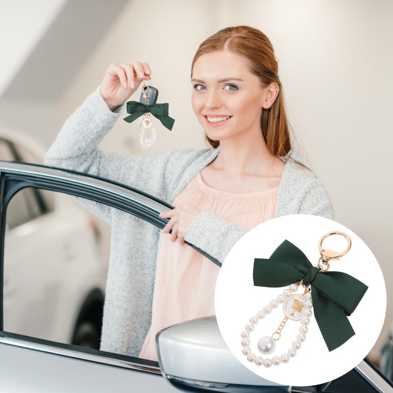 Elegant Keychain with String Stylish Car Keychain Purse Pendant Bag Charm Accessory for Handbags and Backpacks - Image 1