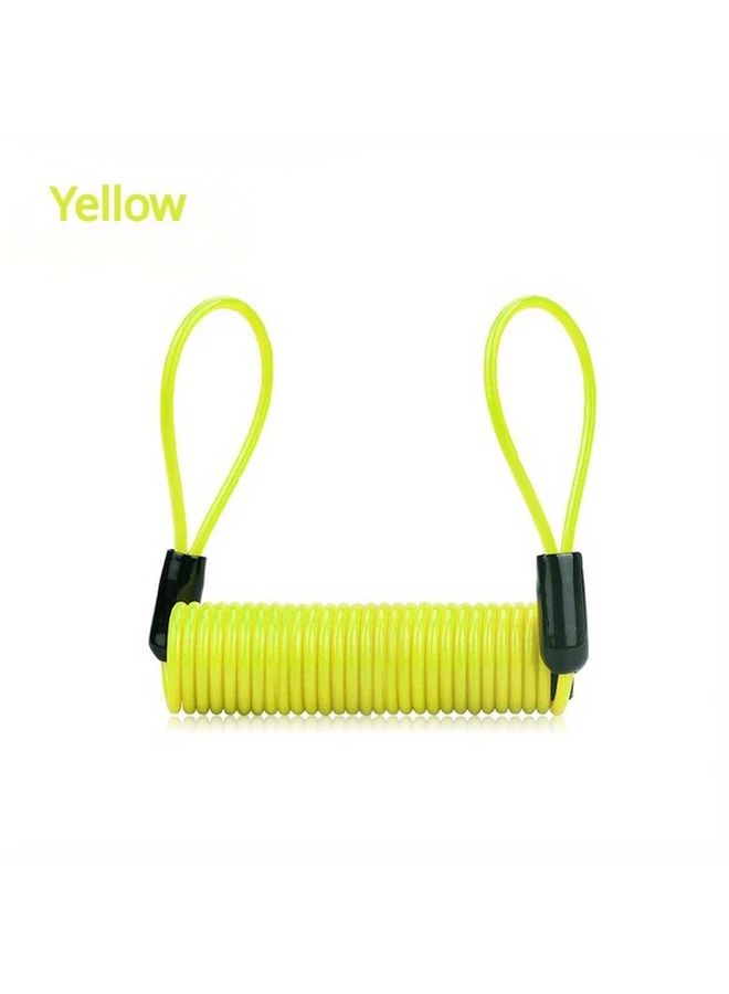 Motorcycle Alarm Disc Lock 47.24 Inch Heavy Duty Green With Intelligent Sensing Quick Install Spring Cable Superior Theft Deterrent No Battery Required Secure Bike Lock Enhanced Security Sleek Metallic Finish Durable Metal Lock - Image 5