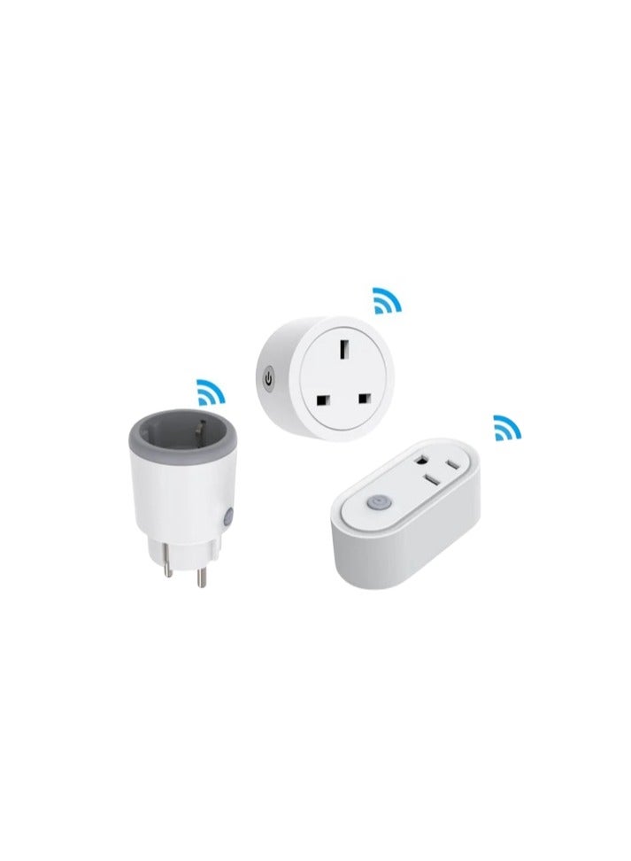 Smart Plug Wi-Fi Matter, Transform Your Traditional Appliances Into Smart Devices, For Appliance Control and Power Monitoring, Supports Alexa, Google Home, and Apple Home, MWP-LO-EU16M-GY-EN - White  - Image 2