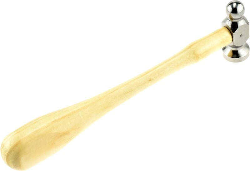 SE Ergonomic Dual-Face Chasing Hammer for Metalworking and Jewelry Making - 8325CH - Image 1