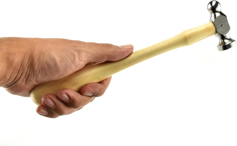 SE Ergonomic Dual-Face Chasing Hammer for Metalworking and Jewelry Making - 8325CH - Image 5