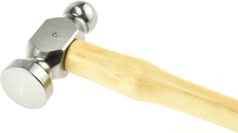 SE Ergonomic Dual-Face Chasing Hammer for Metalworking and Jewelry Making - 8325CH - Image 2