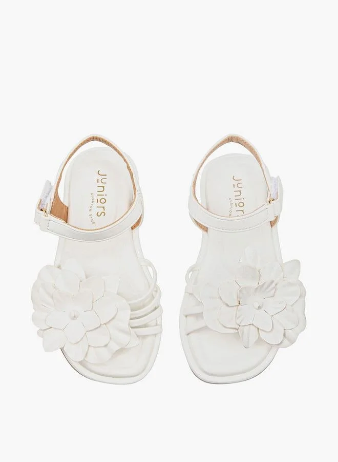 JUNIORS Girls Hook & Loop Sandals