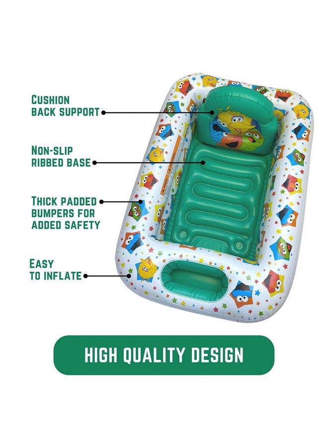 غينسي حوض استحمام قابل للنفخ من Sesame Street Sesame Squad - حوض استحمام للأطفال - Image 1