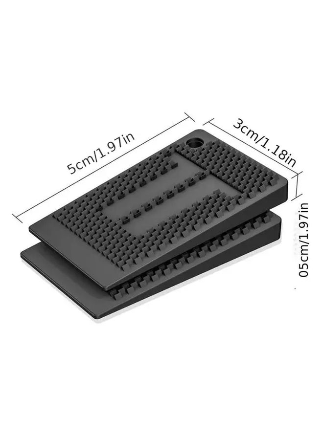 10pcs Heavy Duty Non Slip Furniture Leveling Pads Peel Stick Black - Image 2