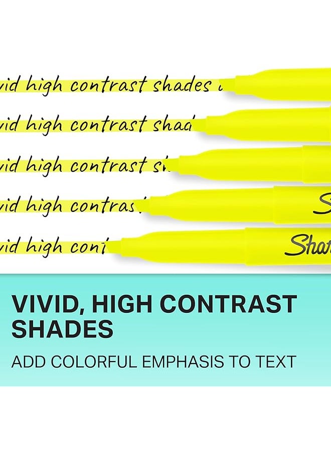 Sharpie Pocket Style Highlighters Chisel Tip Assorted Colors 24 Count  - Image 4