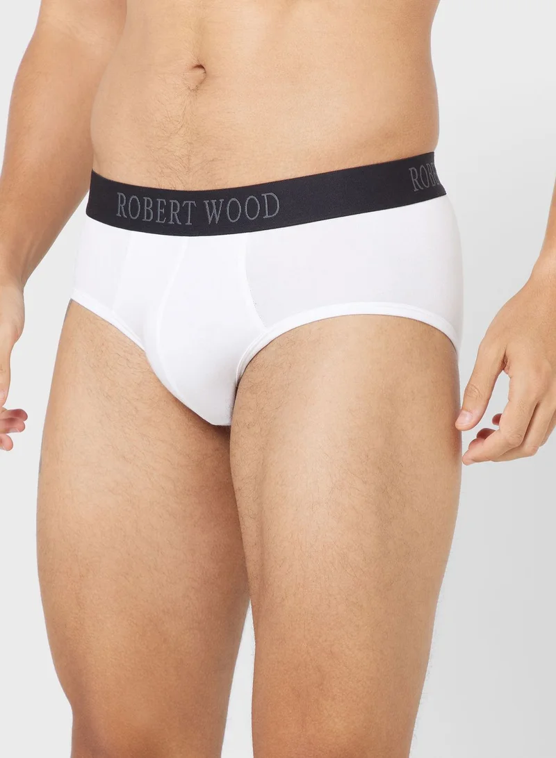 Robert Wood Pack Of 3 Luxury Modal Briefs With Antibacterial Finish