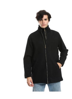 Andora Multi Zippers High Neck Gokh Jacket  - Image 4