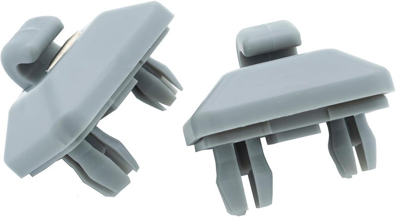 Wivplex 2Pcs Car Sun Visor Clip Bracket - Gray - Image 1