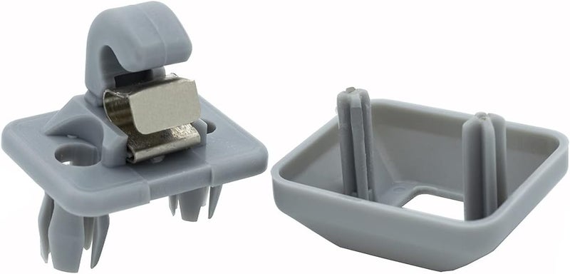 Wivplex 2Pcs Car Sun Visor Clip Bracket - Gray - Image 5