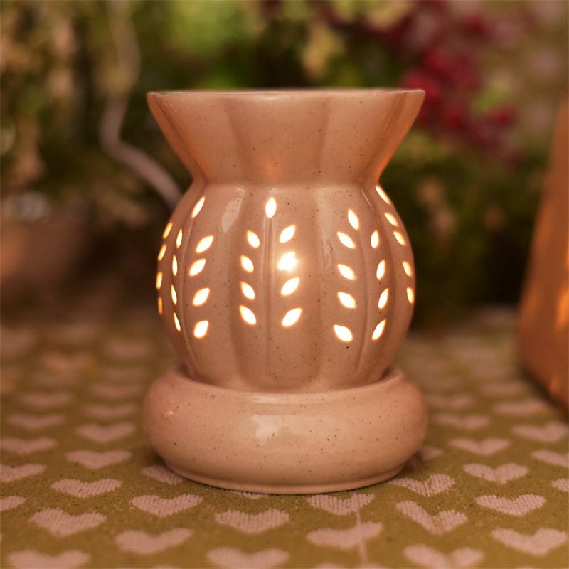 Jetwals Ceramic Electric Aroma Oil Diffuser Natural Air Freshener with Fragrance for Home Electric Diffuser