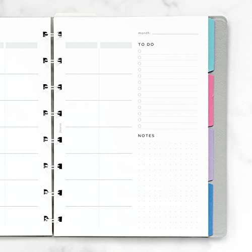 FILOFAX إعادة تعبئة فيلوفاكس لايفستايل، حجم A5، إعادة تعبئة دفتر ملاحظات، ورق أبيض، مخطط أنشطة، 56 ورقة (B132849) - Image 4