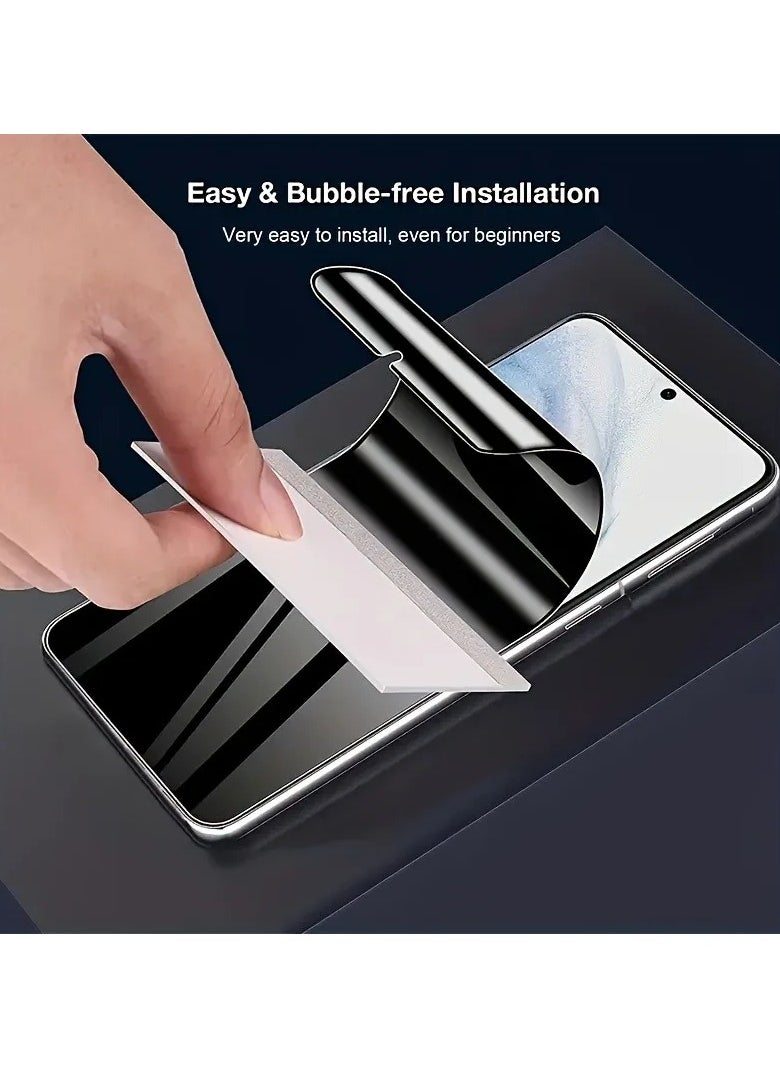 Youque 2 in 1 Honor X9c Privacy Screen Protector & Camera Protector - High Transparency Full Coverage Shield for Scratch & Impact Protection  - Image 4