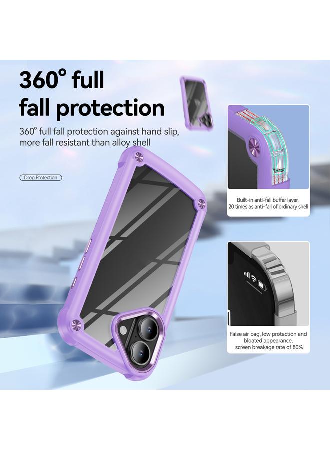S-TOP Case For iPhone 16 Plus TPU + PC Lens Protection Phone Case - Image 4