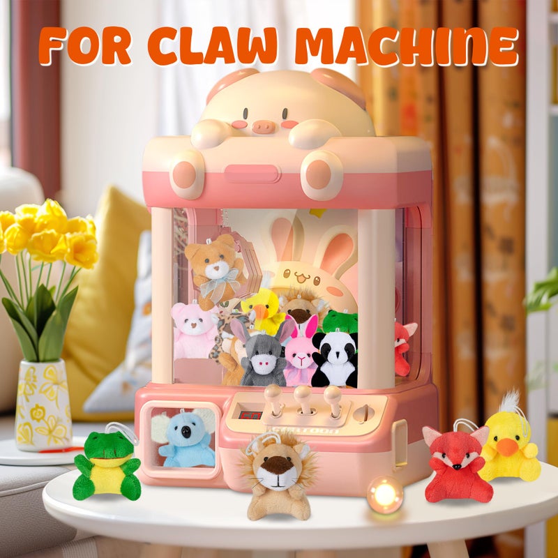 Sofier 12 Packs Mini Stuffed Animals Bulk Party Favors For Kids Treasure Box Toys Classroom Plush Toys Claw Machine Key Chains Carnival Prizes Small Valentine Halloween Stocking - Image 5