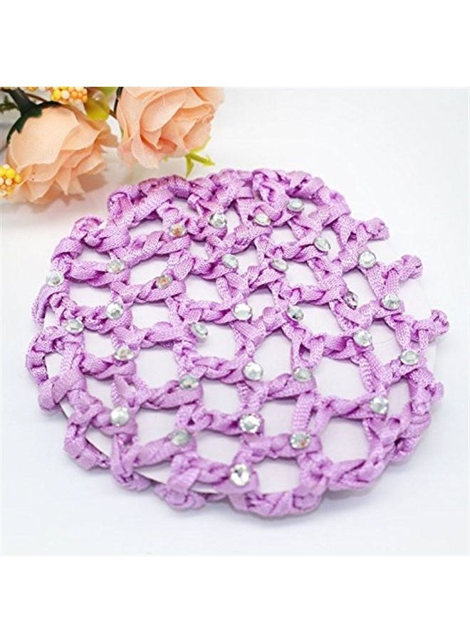 HipGirl - Ballet Hair Bun Cover for Girls Ballet,Bun Hair Nets for Women-HipGirl Crochet Hair Bun Covers,Dance Hair Net Bun Cover for Ballet,Dance Hair Accessories-3Ballet Bun Cover, Bun Hair Nets for Women and - Image 1