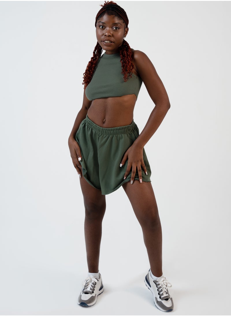 Bernessi BERNESSI Bra Short Set Clothing Harmony for Women, Sport Ladie's Tracksuits Set for Yoga, Exercises, Running, Fitness, Jogger, Workout, Outfits with Bra and High Wast Short for Casual Sock  - Image 2