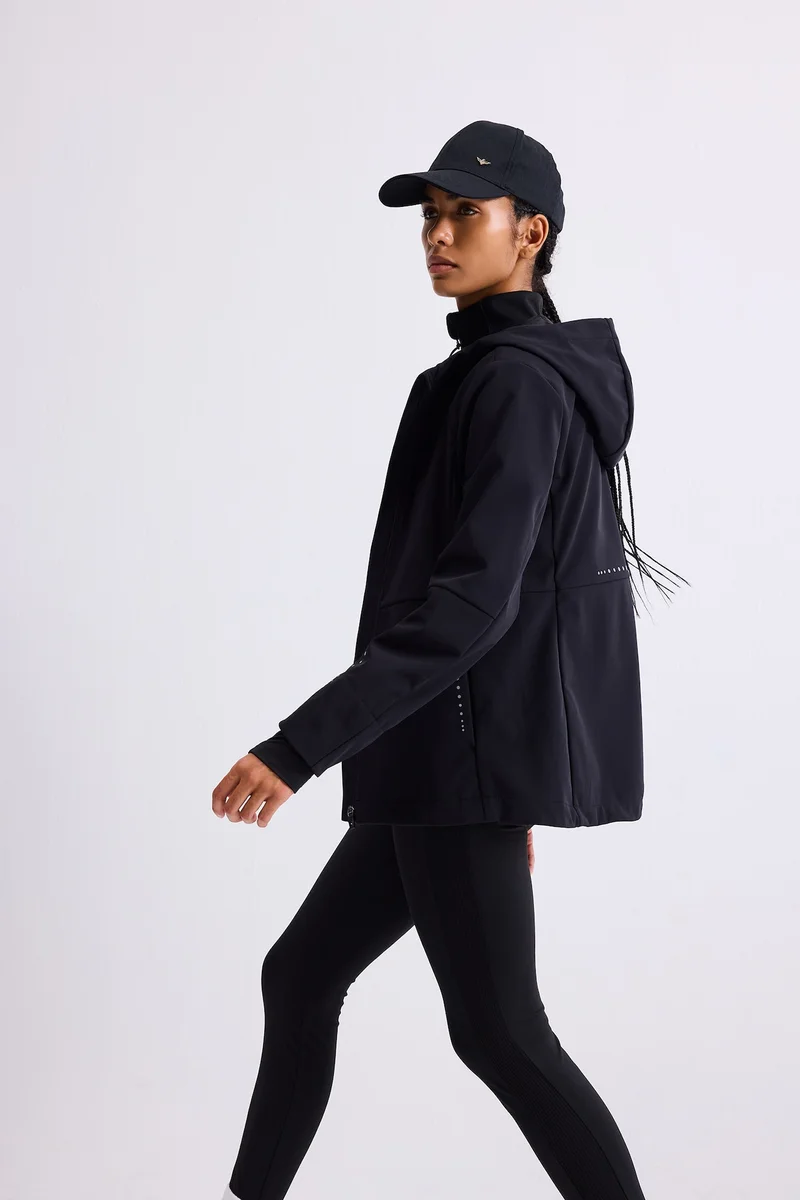 Defacto  Slim Fit Hooded Windproof Water-Repellent Zip-Up Raincoat for Women | Best Price UAE
