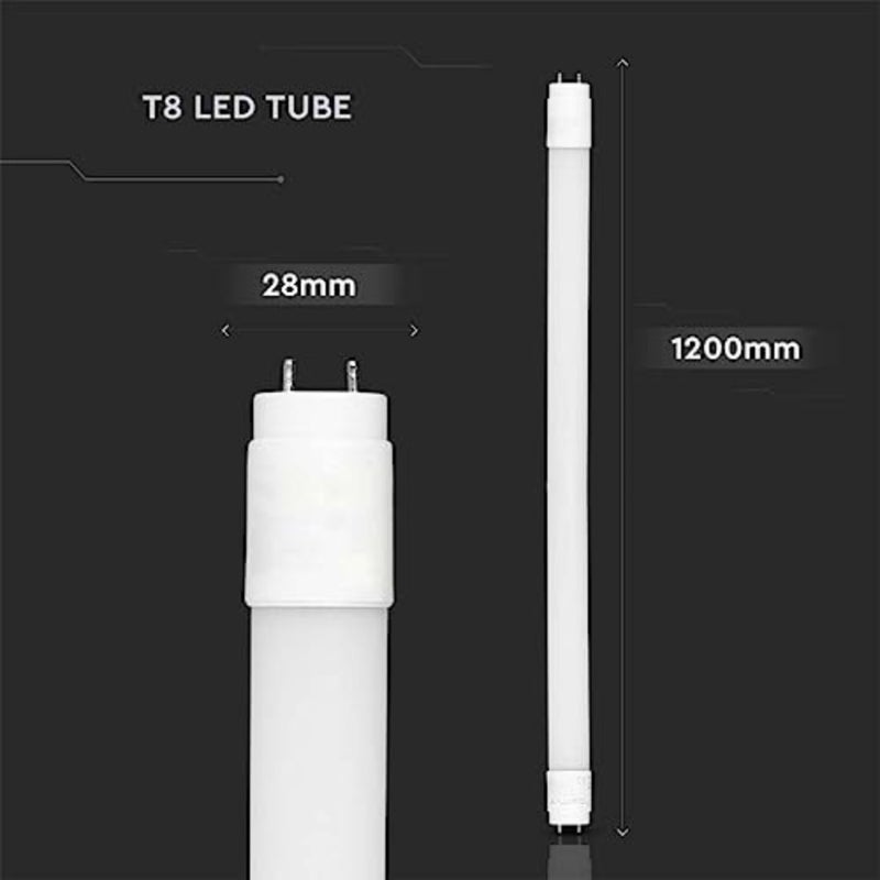 مجموعة من 5 - مجموعة ZoneLED - أنابيب LED 120 سم - T8 G13-18W 36W تحل محل أنابيب الغاز - الضوء الأبيض الطبيعي 4000K - 1600lm - زاوية الشعاع 160 درجة - Image 3