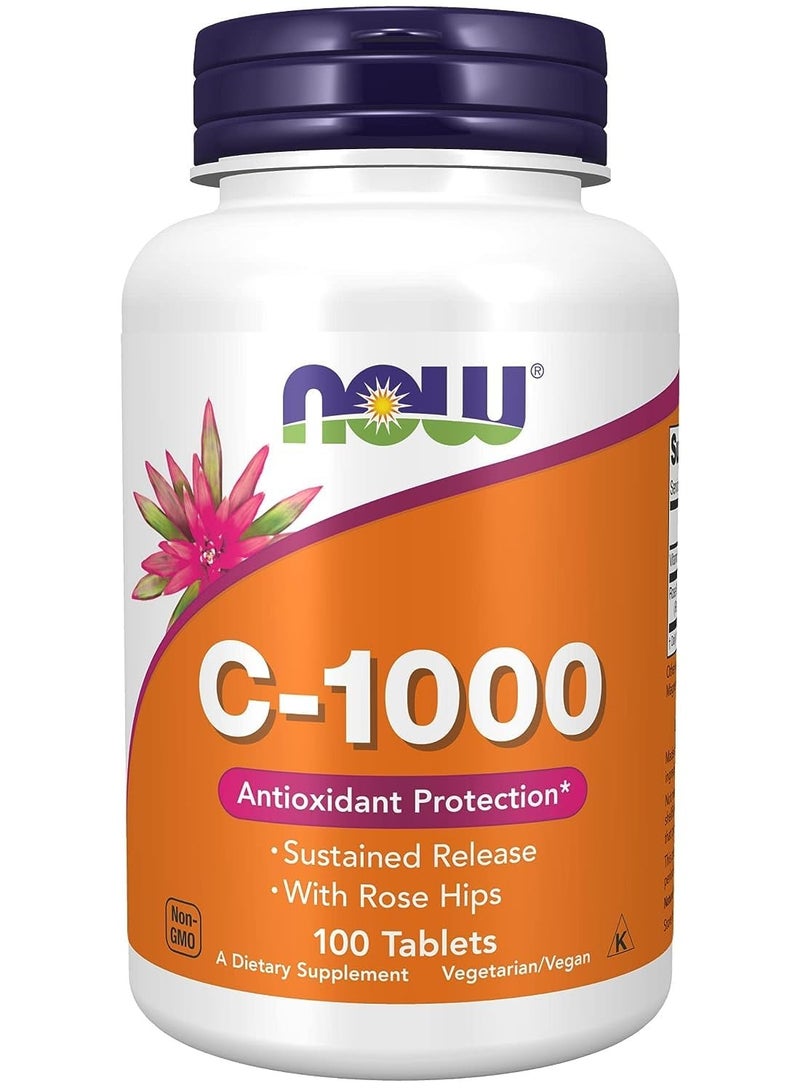 Now Foods Vitamin C-1000 Sustained Release with Rose hip 100