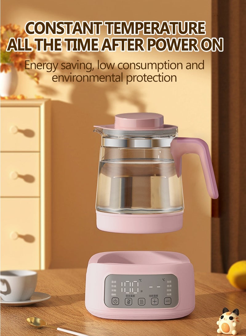 BEIRUI 1300ML Smart Milk Thermostat Glass Electric Kettle with 6 Temperature Control Presets Electric Tea Kettle for Office, Home Use - Image 4