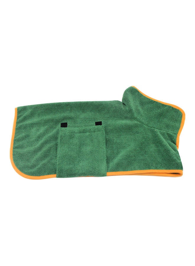 نيبمينينت منشفة روب استحمام للكلاب أخضر - Image 1