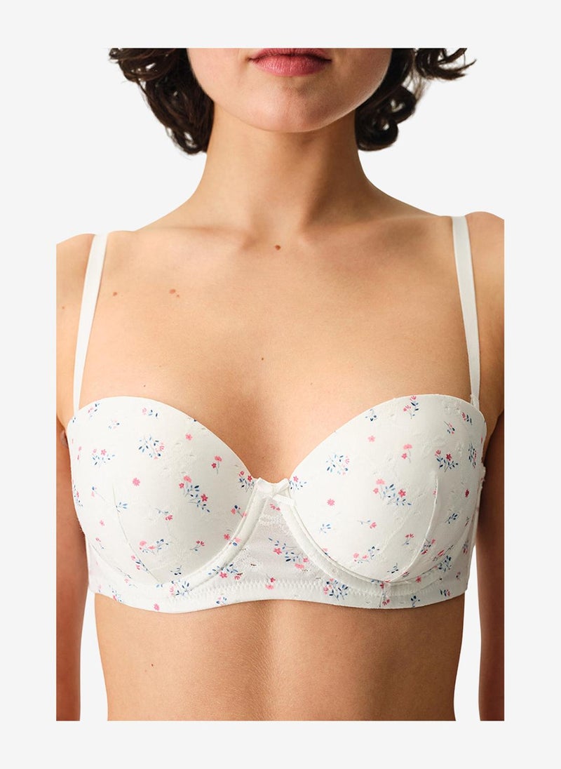 Penti Women Pop Up White Strapless Wired Padded Bra - Image 3