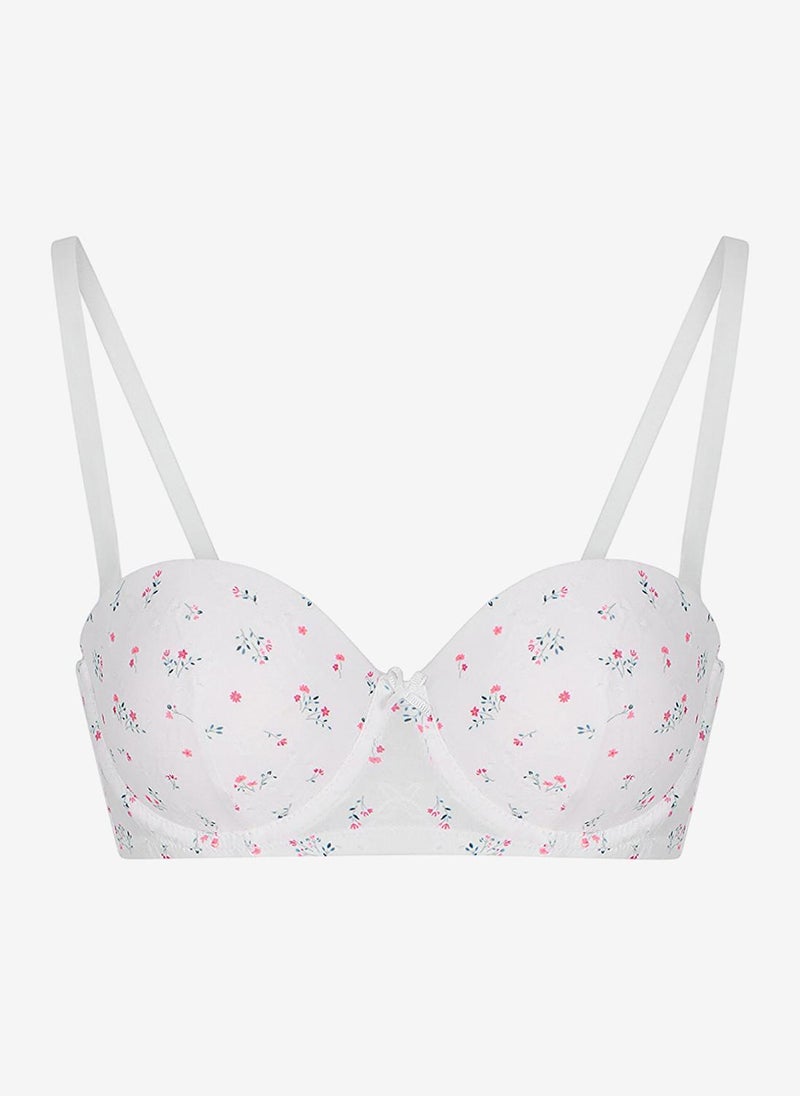 Penti Women Pop Up White Strapless Wired Padded Bra - Image 1