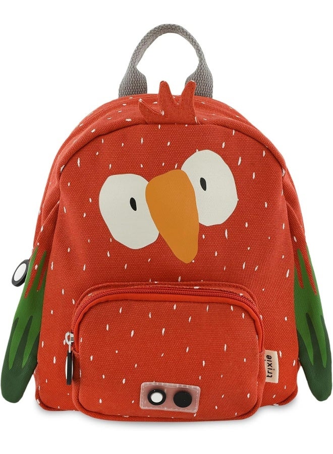 Trixie Mr. Loro Children's Backpack - Red Parrot Design - Image 1