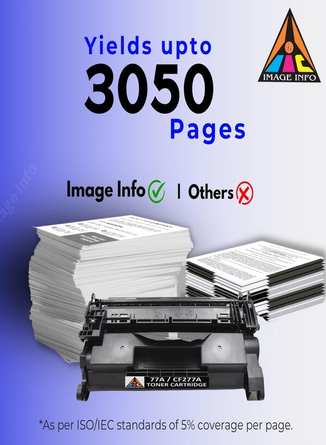 IIC IMAGE INFO ImageInfo CF277A | 77A Compatible Toner Cartridge for HP M405n, M405d, M405dn, M405dw, M305d, M305dn, M429dw, M429fdn, M429fdw, M407dn, M431f, MFP M329dw, MFP M329dn Laser Printer - Image 4