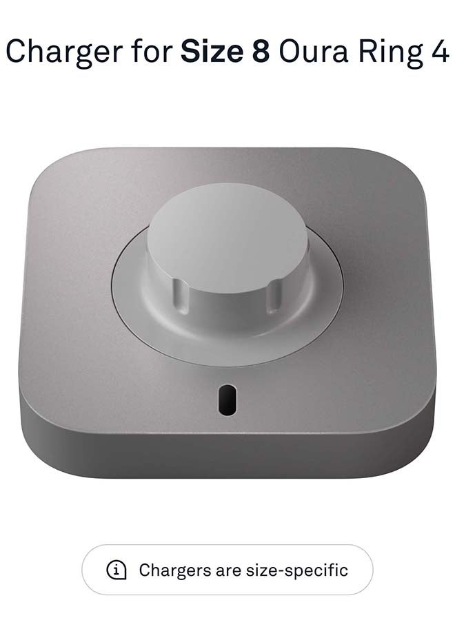 Oura Ring 4 Charger - Size 8 - Charging Dock and USB-C Cable - Image 2