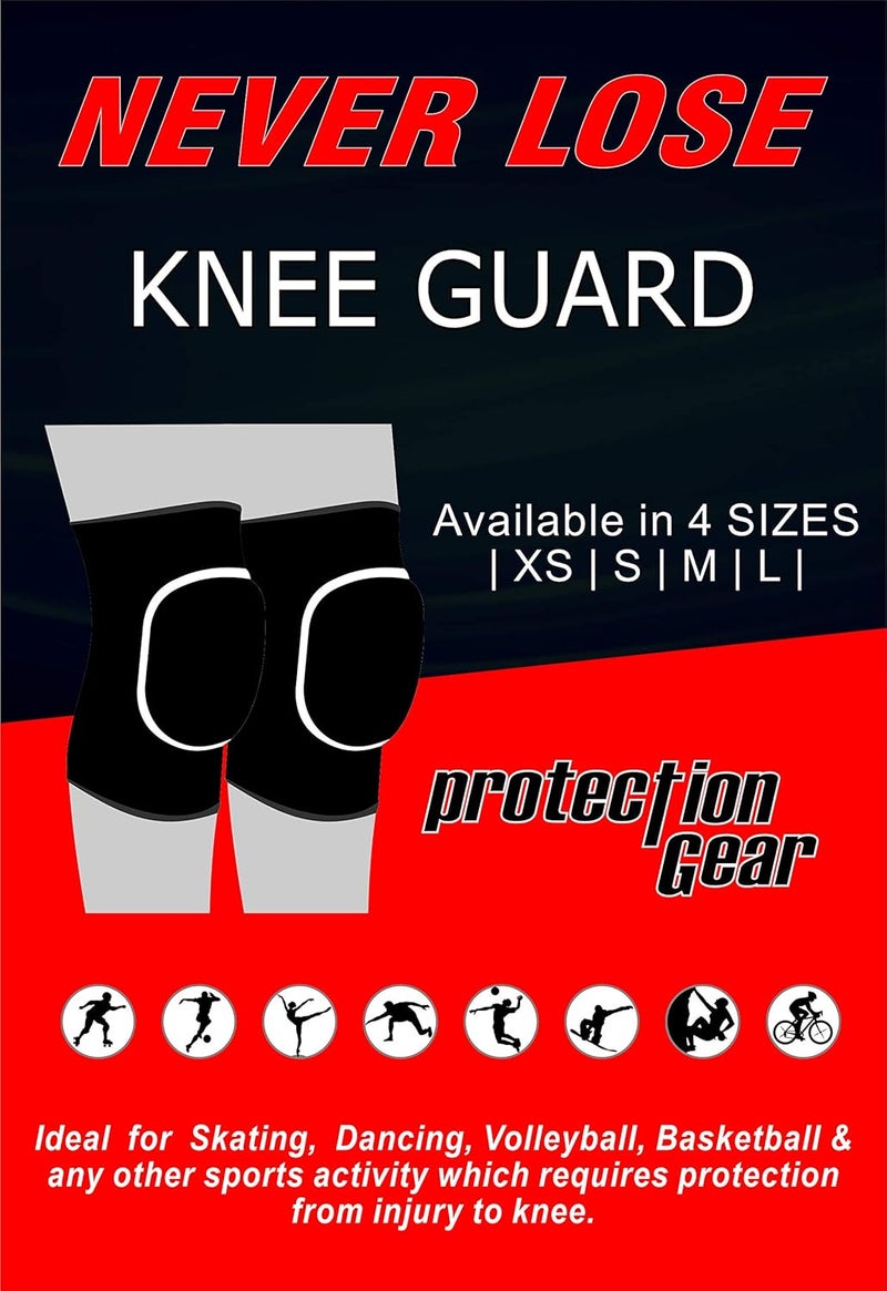 NEVER LOSE Volleyball Kneepad (Neon, Kids) - Image 4