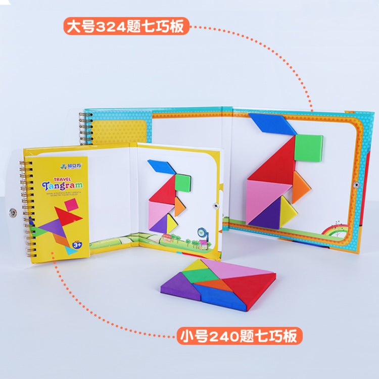 Tangram Magnetic Teaching Aids 6-Year-Old First Grade Second Volume Special Magnetic Digital Puzzle Educational Kidsren'S Toy Factory - Image 4