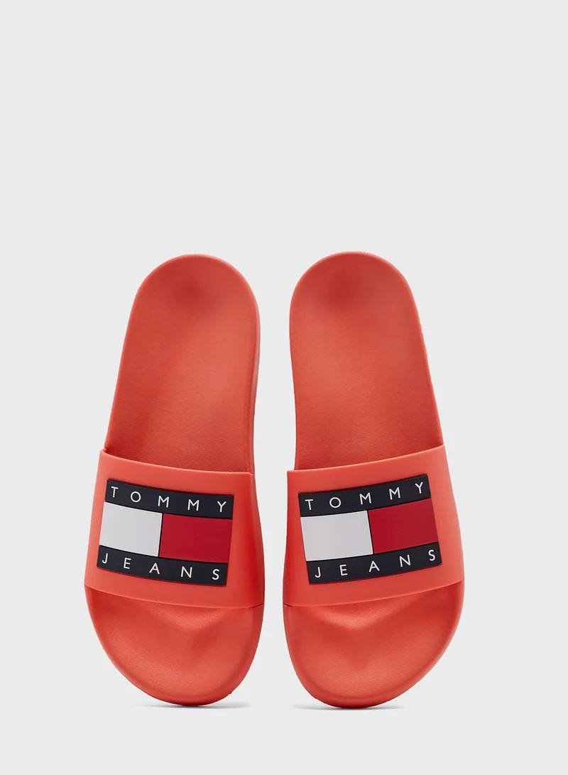 TOMMY JEANS Logo Detail Pool Slides
