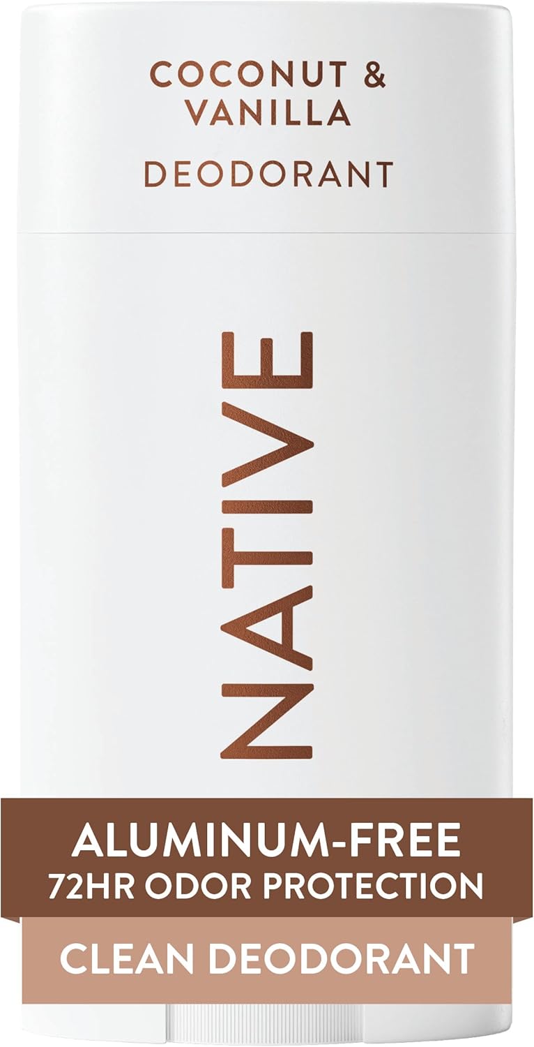 native Deodorant - Natural Deodorant for Women and Men - Vegan, Gluten Free, Cruelty Free - Aluminum Free, Free of Parabens & Sulfates - Coconut & Vanilla - Image 1