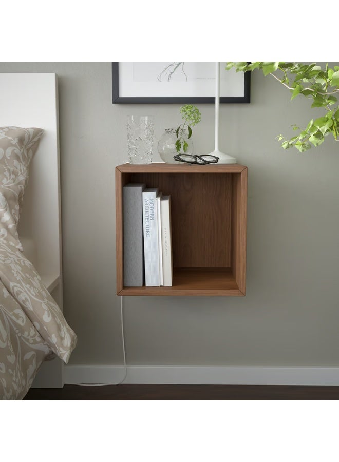 IKEA (IKEA) وحدة رفوف جدارية بتصميم خشب الجوز، 35×35×35 سم - Image 3