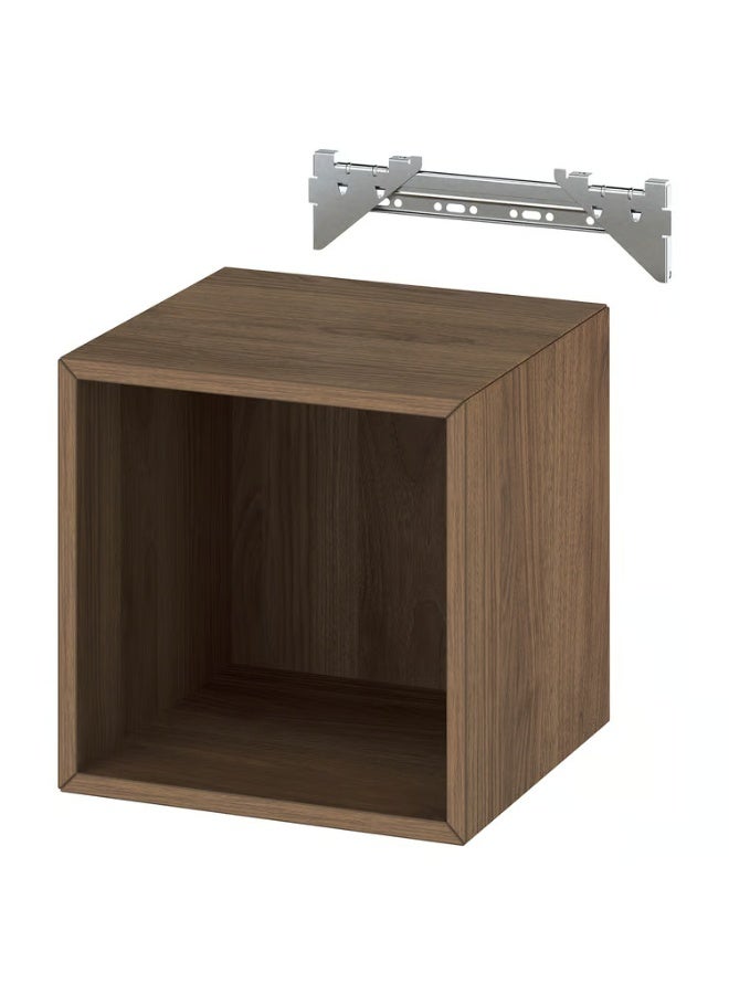 IKEA (IKEA) وحدة رفوف جدارية بتصميم خشب الجوز، 35×35×35 سم - Image 1