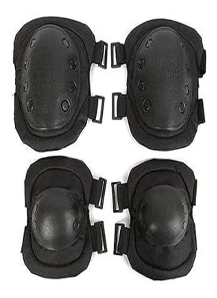 Generic - Adjustable Airsoft Army CS Combat Protective Skate Knee with Elbow Pads - Image 1