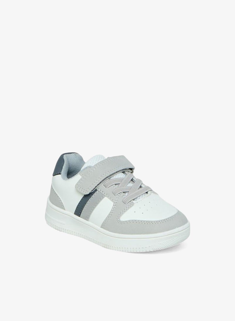 Barefeet Colourblock Sneakers with Hook and Loop Closure - Image 2