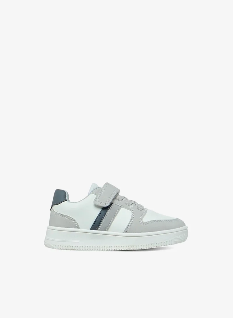 Barefeet Colourblock Sneakers with Hook and Loop Closure