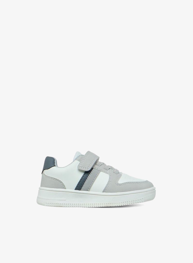 Barefeet Colourblock Sneakers with Hook and Loop Closure - Image 1