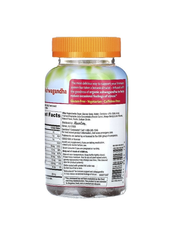 Emergen-C - Emergen-C, Ashwagandha, Berry Blend, 36 Gummies - Image 1