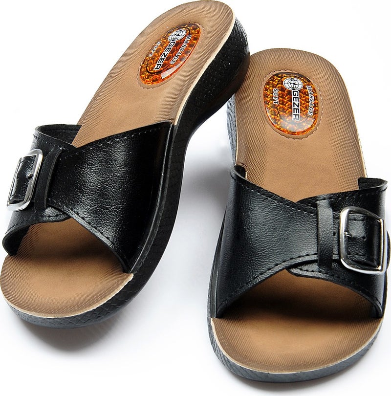 Gezer GT1YZM 10826 Buckle Women's Slippers - Image 5