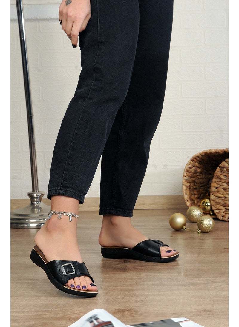 Gezer GT1YZM 10826 Buckle Women's Slippers - Image 4
