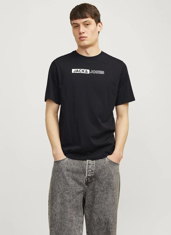 JACK & JONES Graphic Print Crew Neck T-Shirt