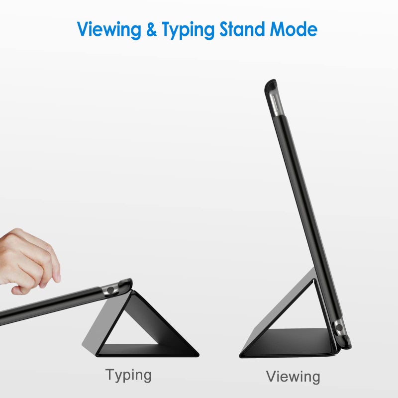 JETech Case for iPad Air 2 (2nd Generation), Smart Cover Auto Wake/Sleep (Black) - Image 5