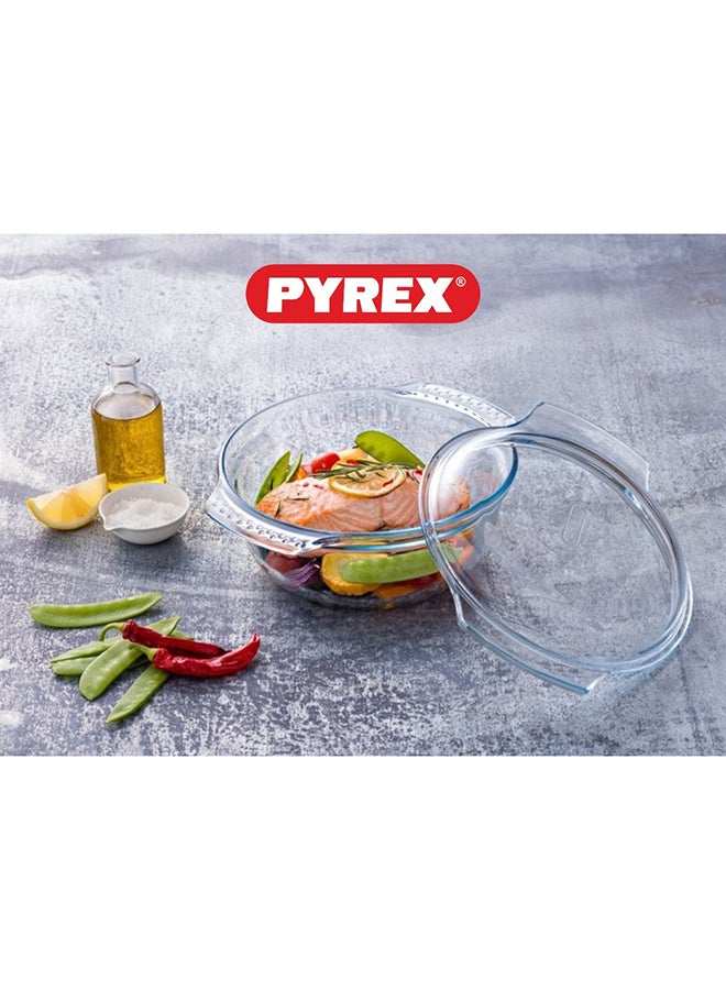 Pyrex Essential Casserole Round 2.1L - Durable Borosilicate Glass for Versatile Cooking and Serving - Image 5