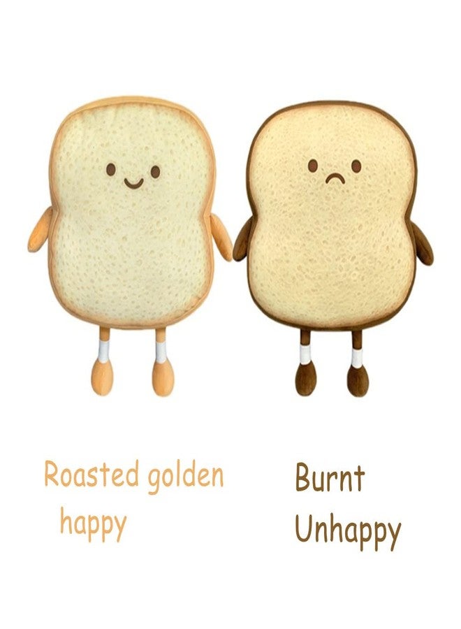 NatureMan Toast Bread Pillow,Funny Bread Shape Plush Toy Pillow, Small Cute Stuffed Plush Toast Sofa Pillow,Children's Adult Home Bedroom Decoration (Golden) - Image 5